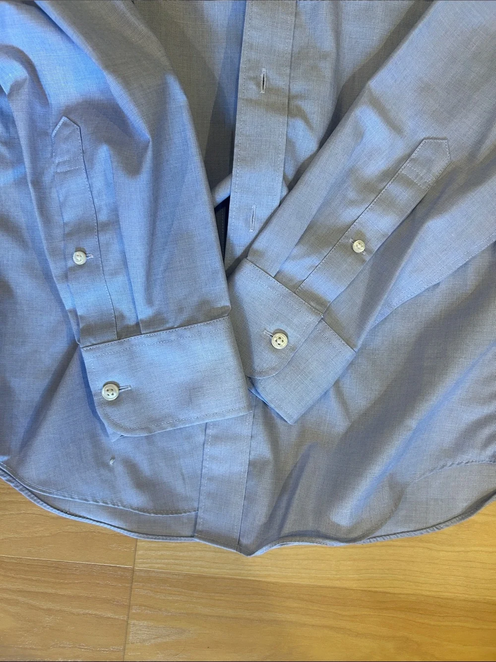 J. Crew Men's Blue Button-Down Dress Shirt